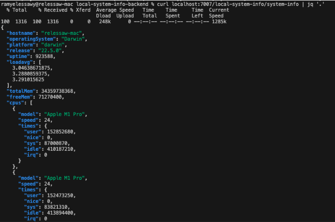 Curl plugin endpoint